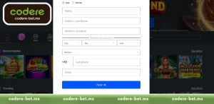 Codere Register - A Guide to Quick Account Creation