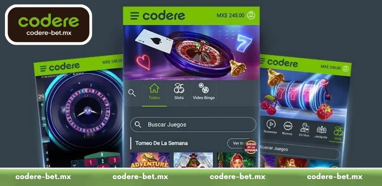 Download the Codere app for iOS and Android